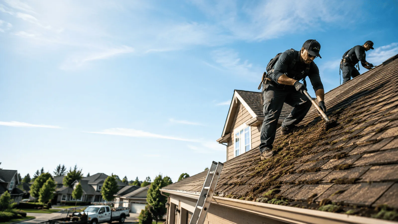 Roof Moss Removal in Texhoma, TX near me